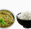 Saag Over Rice