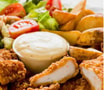 Peri Peri Chicken Strips Salad